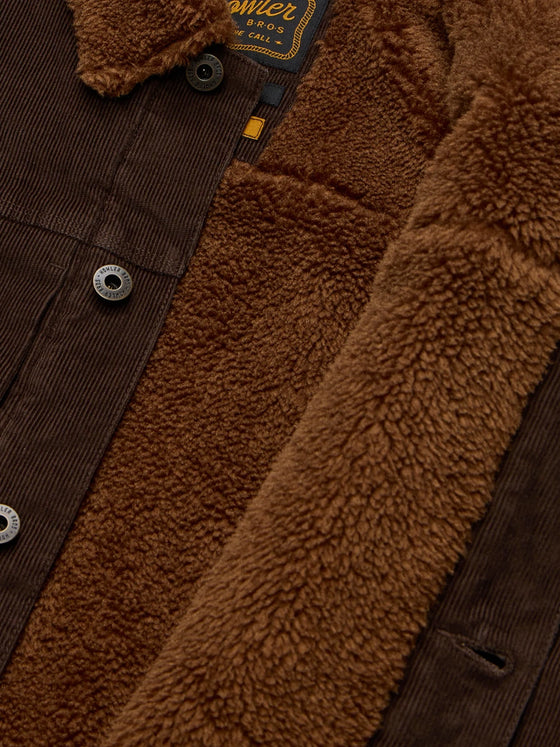 Howler Brothers Fuzzy Depot Jacket in Bark