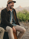 Howler Brothers Fuzzy Depot Jacket in Bark