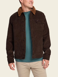  Howler Brothers Fuzzy Depot Jacket in Bark