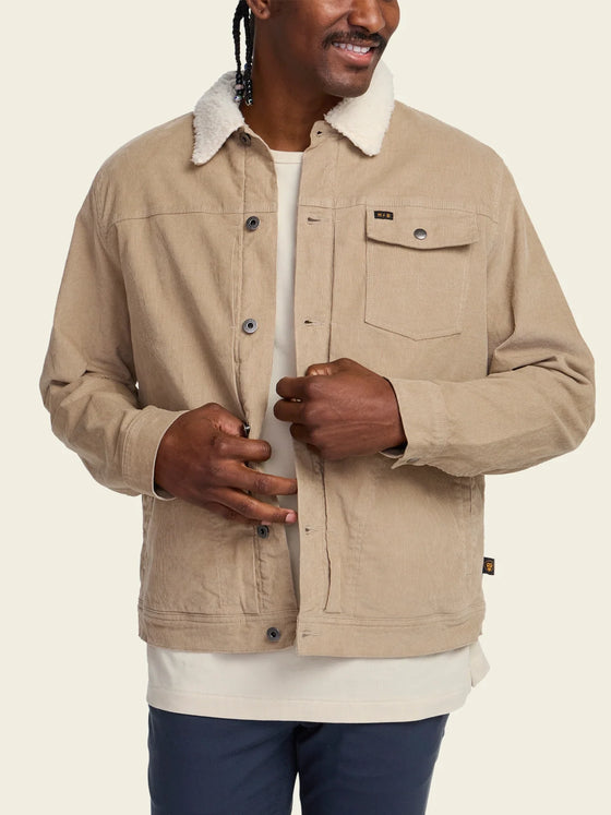 Howler Brothers Fuzzy Depot Jacket in Putty