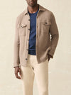 Faherty Brand Inlet Knit Shirt CPO in Walnut Melange