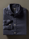 Faherty Brand The Movement Shirt in Navy Diamond Dusk