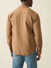 Faherty Brand Tried & True Chambray Workshirt in Sahara Khaki