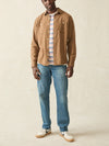 Faherty Brand Tried & True Chambray Workshirt in Sahara Khaki