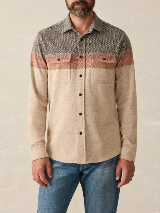 Faherty Brand Legend Sweater Shirt in Autumn Coast