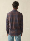 Faherty Brand Legend Sweater Shirt in Blue Mountain Plaid