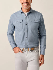  Alpond Chambray Button Down Shirt