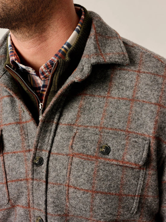 McDowell Wool Quilt-Lined Shacked in Charcoal