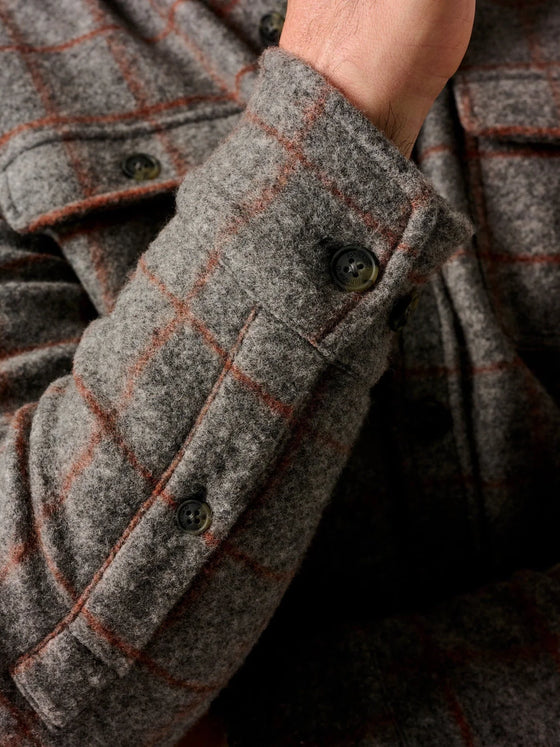 McDowell Wool Quilt-Lined Shacked in Charcoal