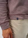 Johnnie-O Cotton Blend Hoodie in Merlot