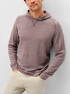 Johnnie-O Cotton Blend Hoodie in Merlot