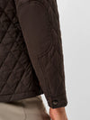 Johnnie-O Juno Quilted Snap Jacket in Cocoa