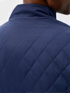 Johnnie-O Juno Quilted Snap Jacket in Navy