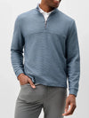 Johnnie-O Mikey Fleece 1/4 Zip Pullover - Check in Maliblu