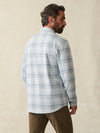 Faherty Brand Legend Sweater Shirt in Maine Sky PLaid