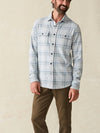 Faherty Brand Legend Sweater Shirt in Maine Sky PLaid