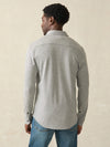 Faherty Brand Legend Sweater Shirt in Fossil Grey Twill