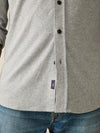 Faherty Brand Legend Sweater Shirt in Fossil Grey Twill