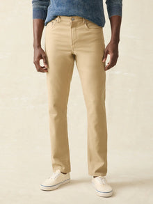  Faherty Brand Stretch Terry 5 Pocket in Desert Khaki