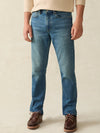 Faherty Brand Stretch Terry Indigo-5 Pocket Pant in Indigo Ocean Wash