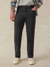 Faherty Brand Stretch Terry 5-Pocket Pant in Onyx Black