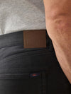 Faherty Brand Stretch Terry 5-Pocket Pant in Onyx Black