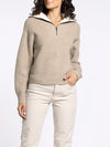 Thread & Supply Celia Pullover in Taupe Heather