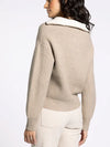 Thread & Supply Celia Pullover in Taupe Heather