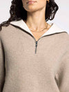 Thread & Supply Celia Pullover in Taupe Heather