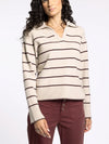Thread & Supply Radley Sweater in Cream Burgundy