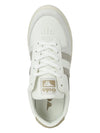 Gola Grandslam Women's Trident Sneakers White/Feather Grey/Oat