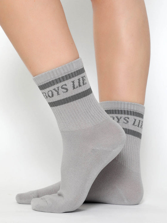 Boys Lie Neutral Socks in Earl Grey