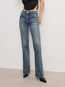  Good American Good Standard Bootcut Jean in Indigo783