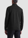 Bugatchi Soft Touch™ Performance Melange Knit Shirt in Black