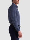 Bugatchi James Mini Grid OoohCotton® Shirt in Navy