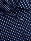 Bugatchi James Mini Grid OoohCotton® Shirt in Navy