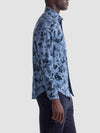Bugatchi James Floral OoohCotton® Shirt in Cobalt