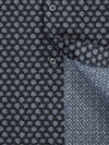 Jimmy Double-Sided Floral & Chevron OoohCotton® Shirt in Anthracite