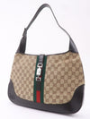 Gucci Jackie Sherry GG Canvas Shoulder Bag Beige 001.3346