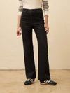 Faherty Brand Stretch Terry Patch Pocket Pant in Onyx Black