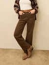 Faherty Brand Stretch Terry Patch Pocket Pant in Walnut