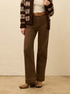 Faherty Brand Stretch Terry Patch Pocket Pant in Walnut
