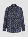 Bugatchi Julian Floral Shirt in Truffle