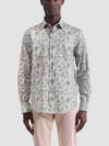 Bugatchi Julian Floral Shirt in Limestone