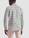 Bugatchi Julian Floral Shirt in Limestone