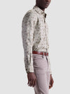 Bugatchi Axel Floral Shirt in Sand