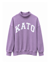 Kato Cozy Mock Neck Sweatshirt 2.0 in Purple