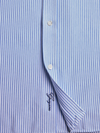Greyson's Birmingham Bengal Striped Knit Shirt in Wolf Blue / Arctic