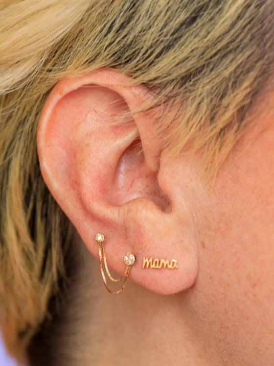 Larissa Loden Mama Script Studs