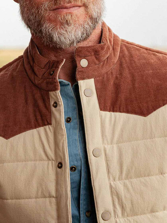 Criquet Jackson Vest in Khaki